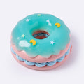 Pink Mint Filled Donut Taba Squishy