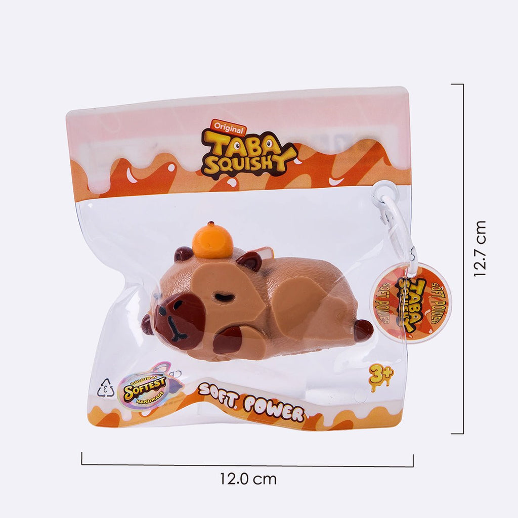 Brown Sleeping Capybara Taba Squishy