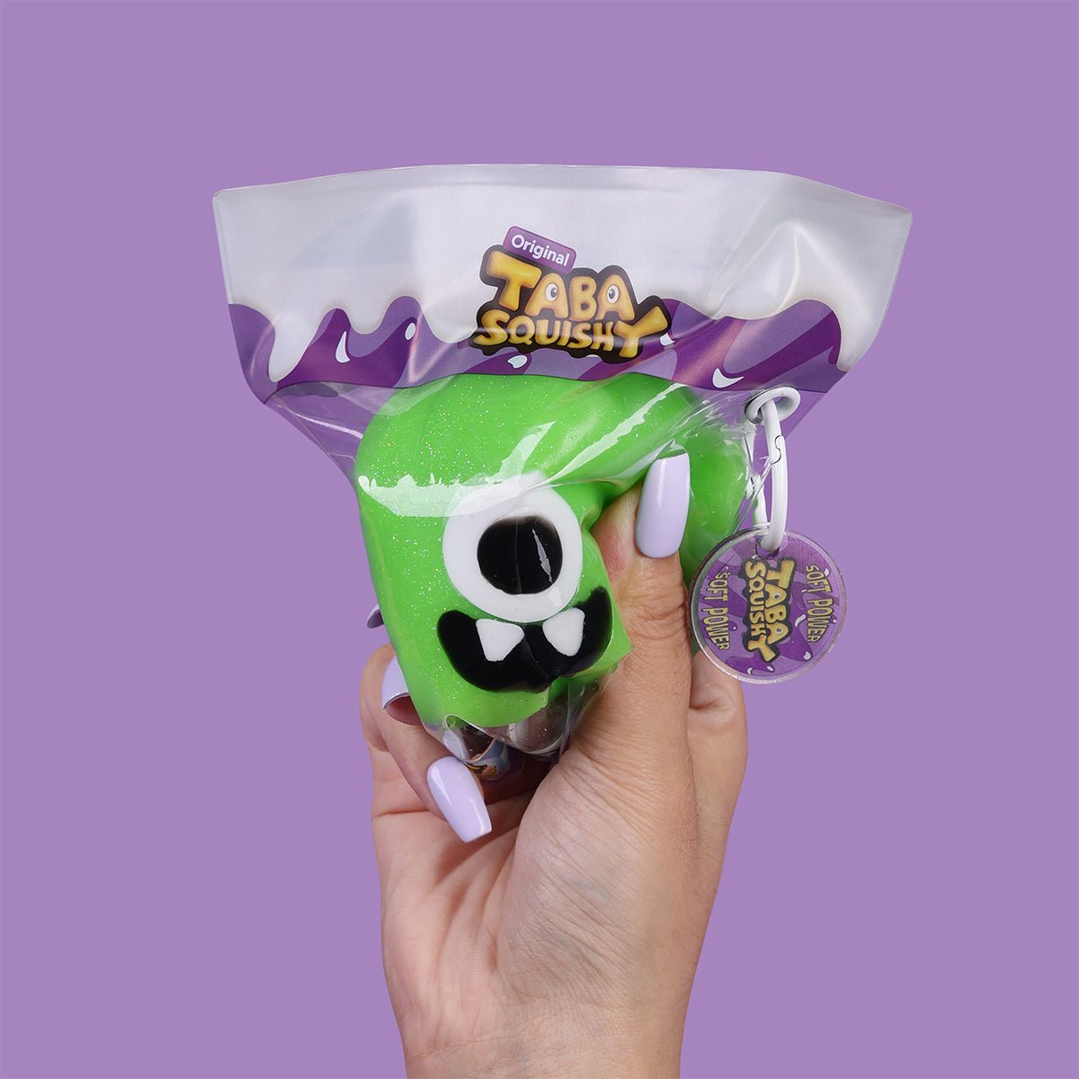 Halloween One-Eyed Monster Dumpling Silicone Taba Squishy 👁️