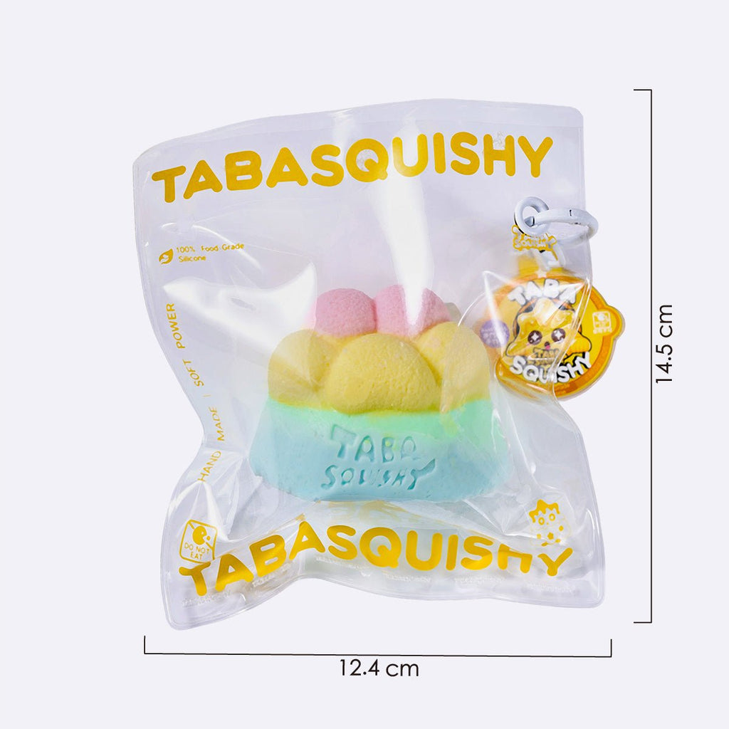 Rainbow Mochi Cat Paw Taba Squishy