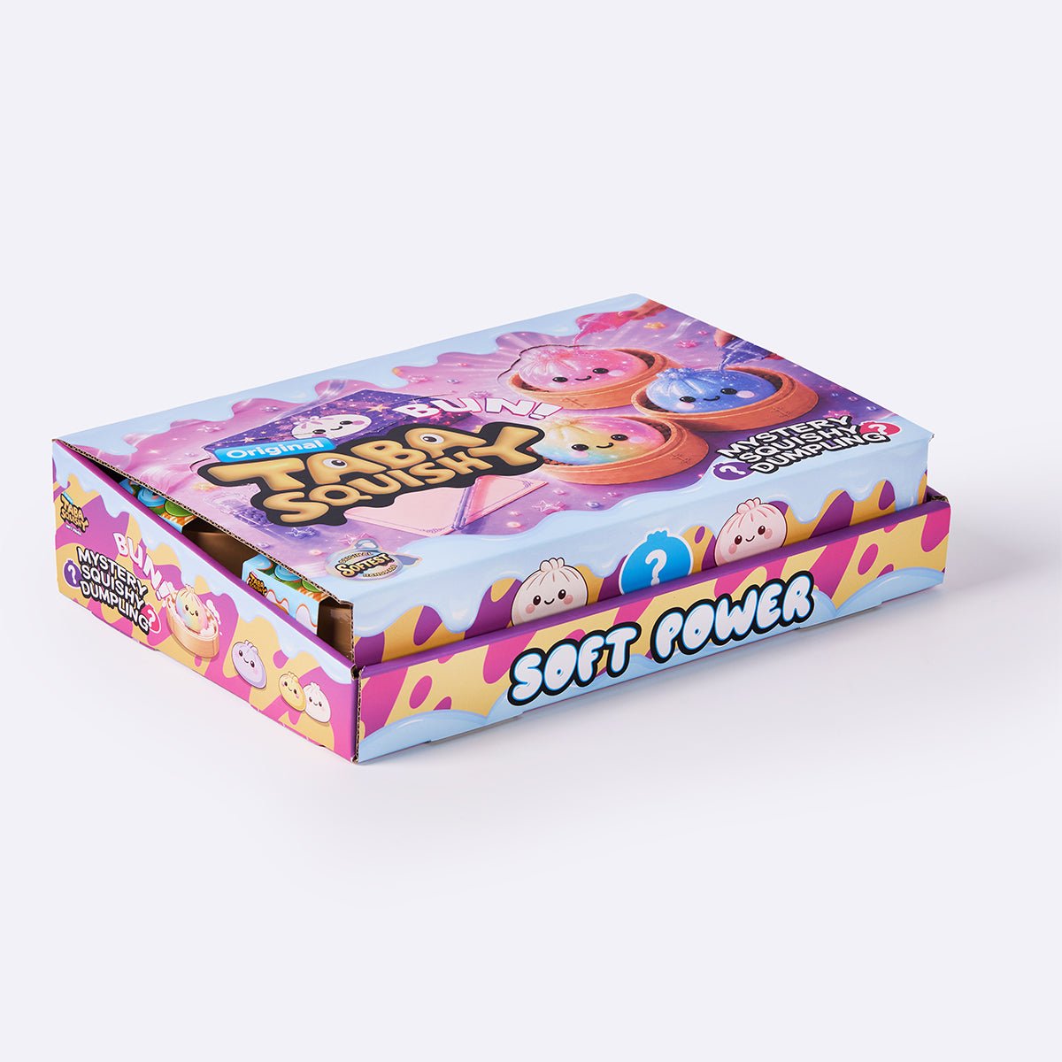 TABASQUISHY® Mystery Dumpling Squishy 6-Pack Display Box | Full Case Edition | Single Box Available