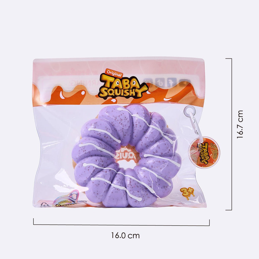 Jumbo Purple Grape Donut Taba Squishy