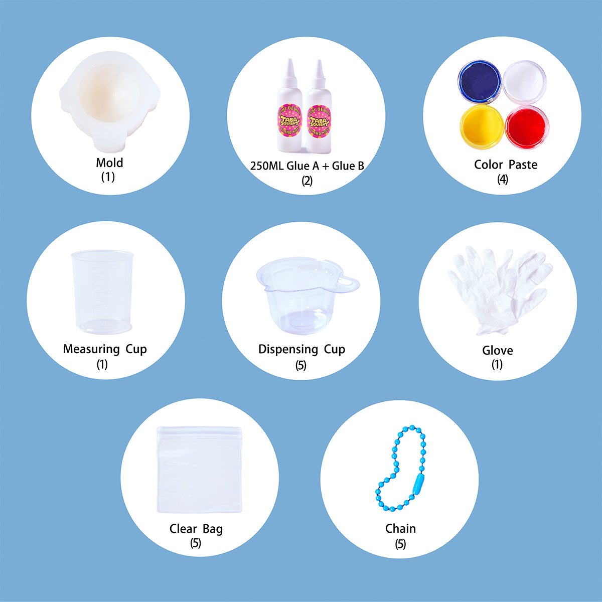 Pufferfish Taba Squishy DIY Mold Set