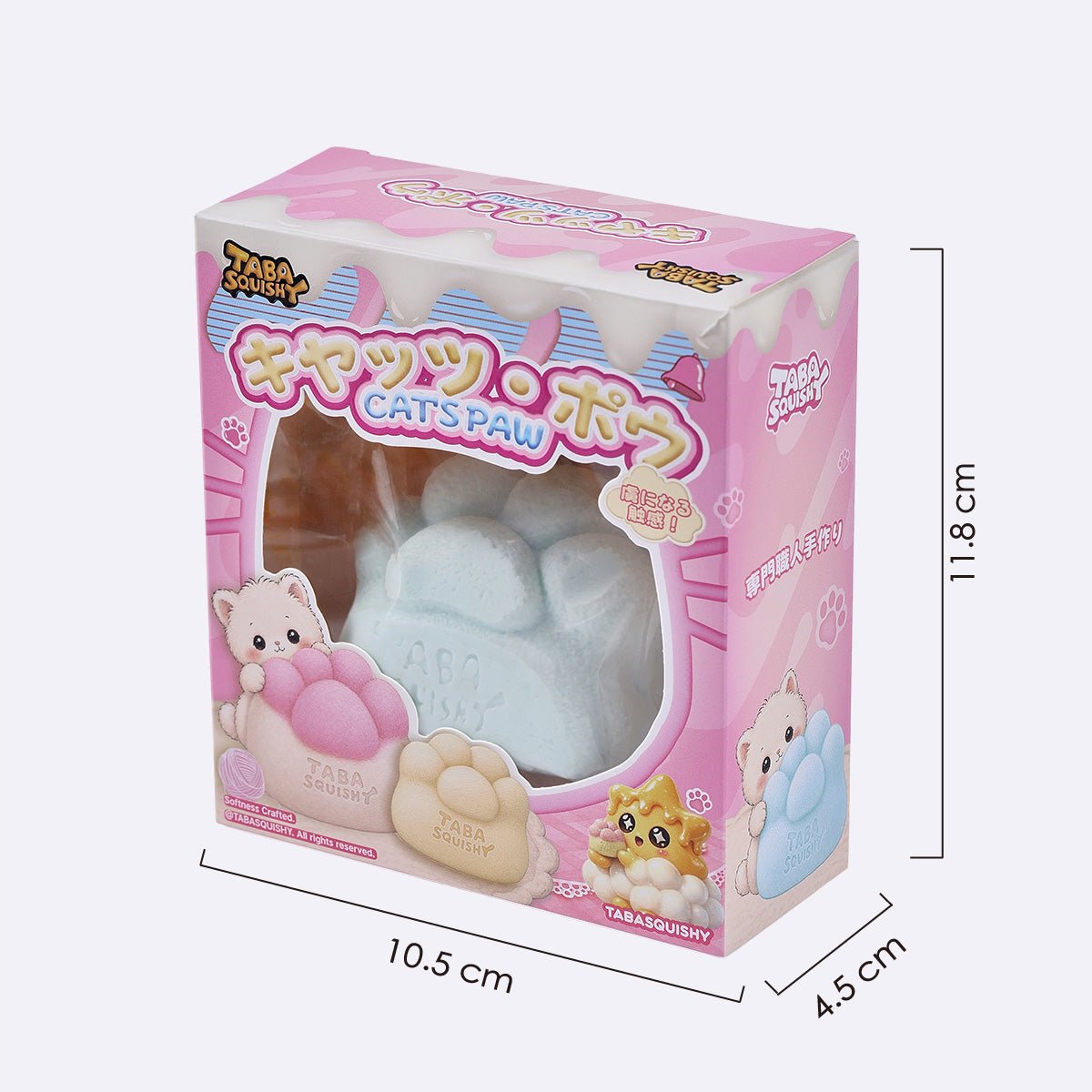 Blue Mochi Cat Paw Taba Squishy