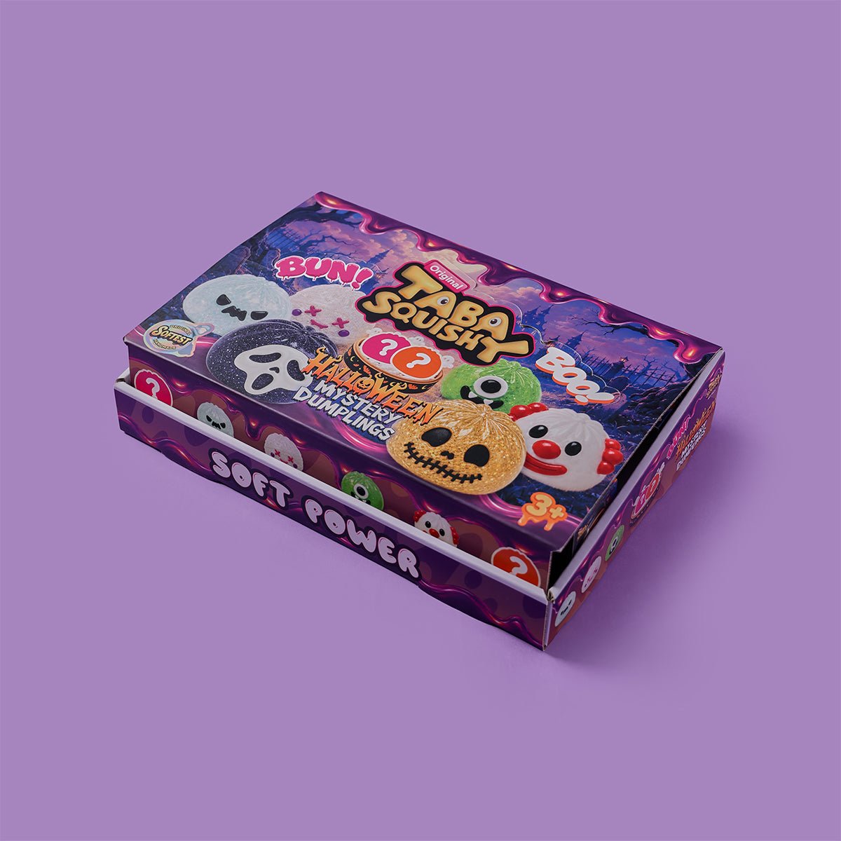 TABASQUISHY® Halloween Dumpling Blind Box | Single Box or Full Case | 2 Secret Designs to Discover