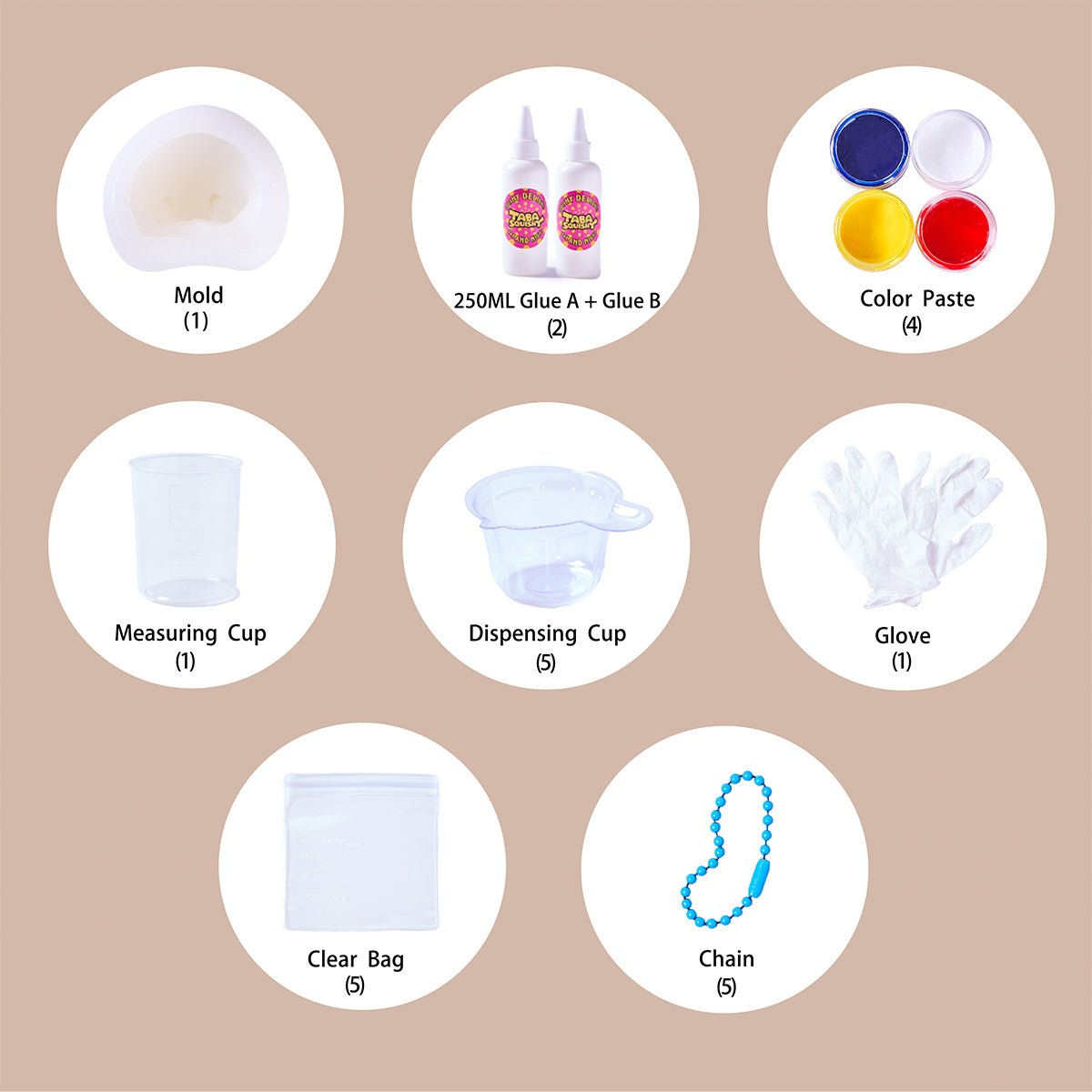 Hamster Taba Squishy DIY Mold Set