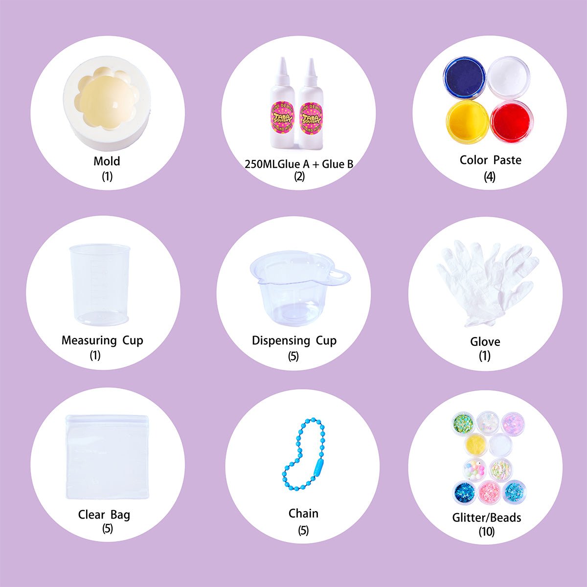 Octopus Taba Squishy DIY Mold Set