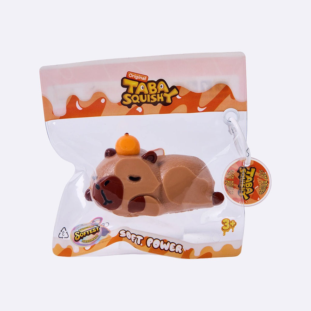 Brown Sleeping Capybara Taba Squishy