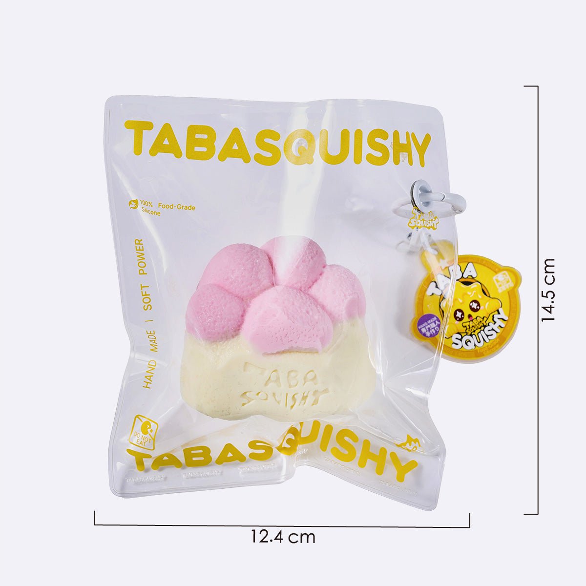 Pink Mochi Cat Paw Taba Squishy