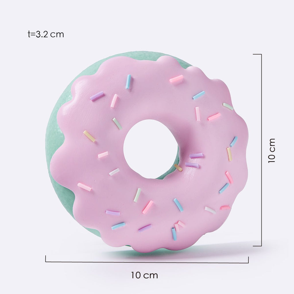 Jumbo Pink Mint Donut Taba Squishy