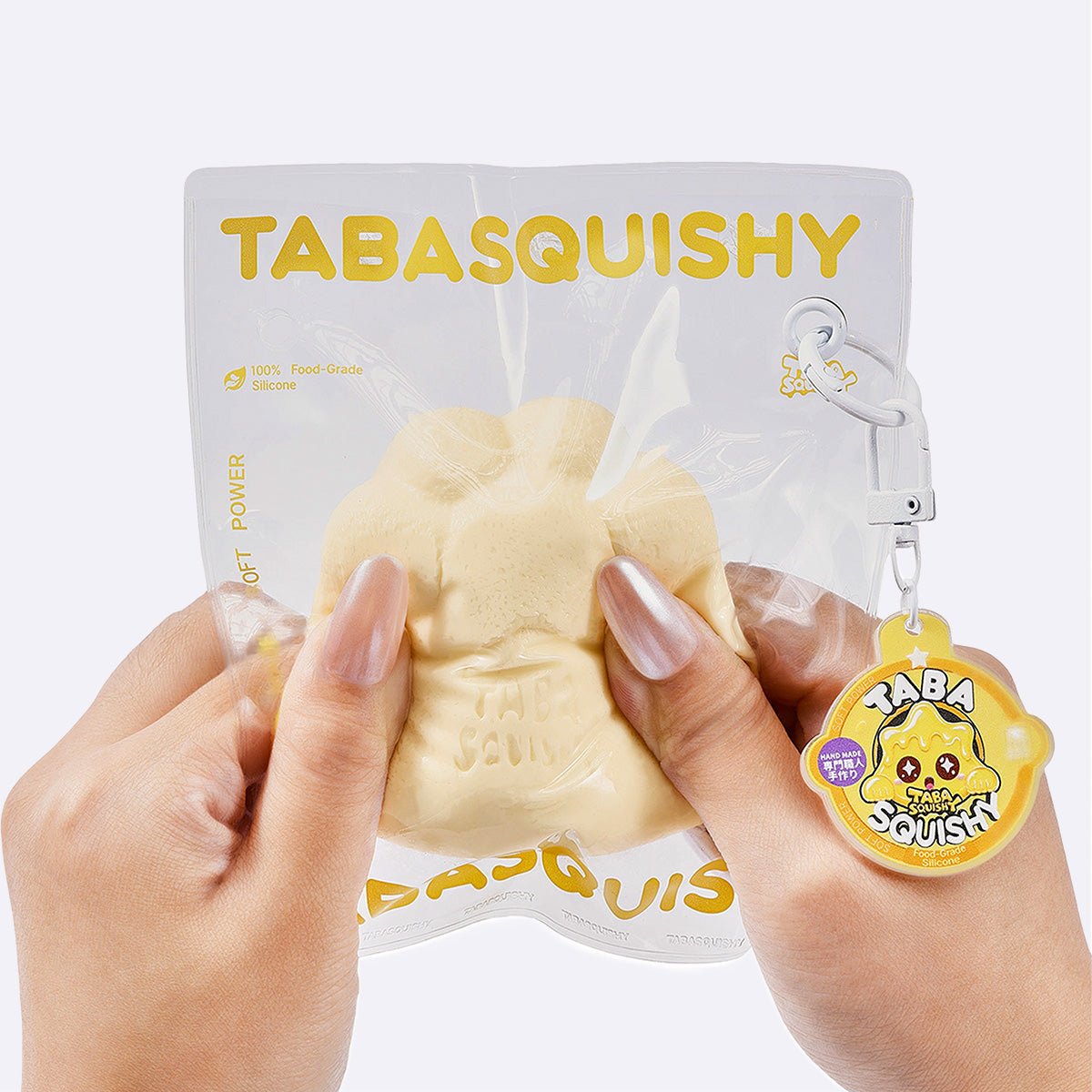 Yellow Mochi Cat Paw Taba Squishy