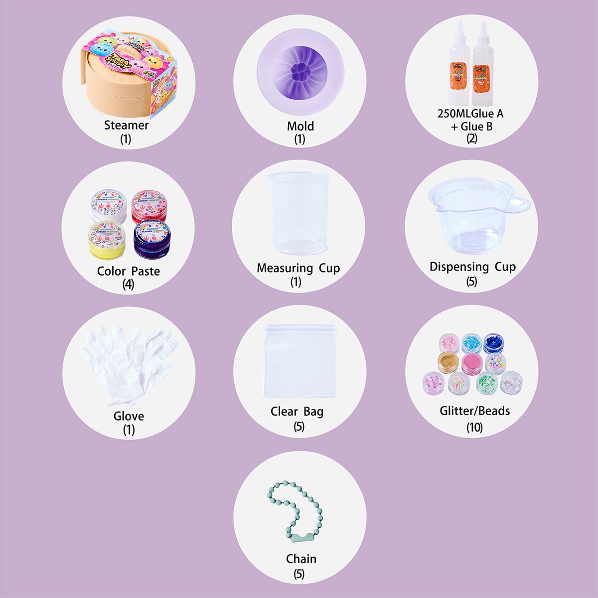 TABASQUISHY® DIY Dumpling Squishy Kit | Make Your Own Taba Squishy