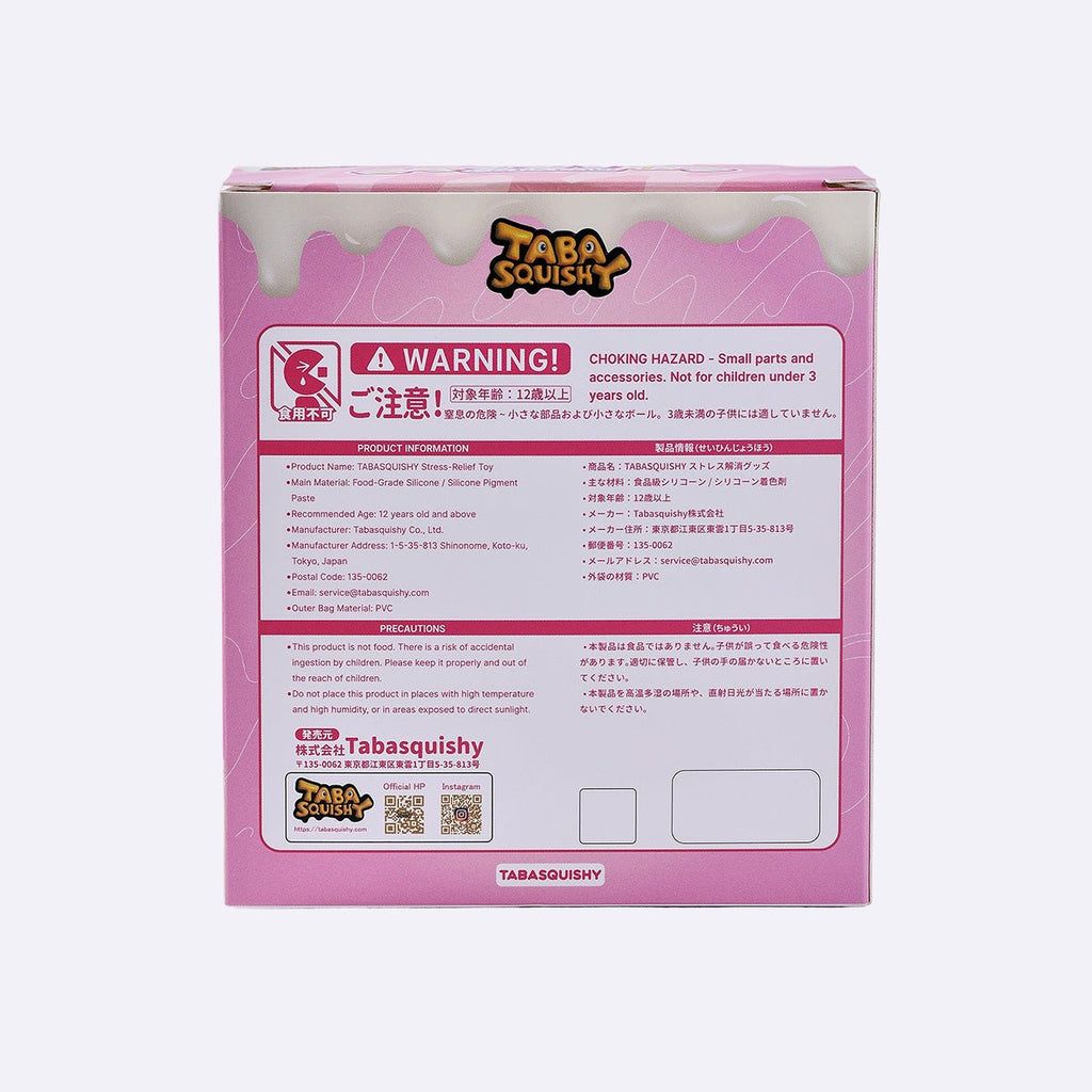 Pink Mochi Cat Paw Taba Squishy