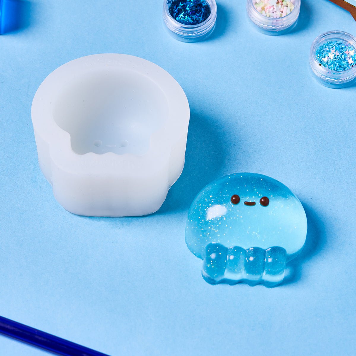 Jellyfish Taba Squishy DIY Mold Set