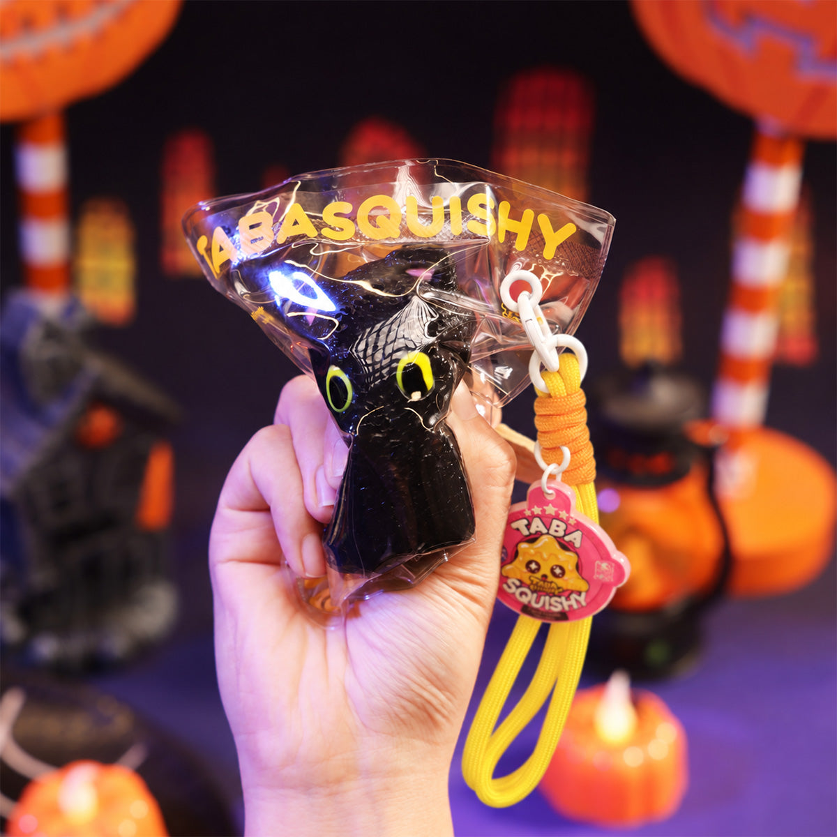 Spooky Black Cat Taba Squishy