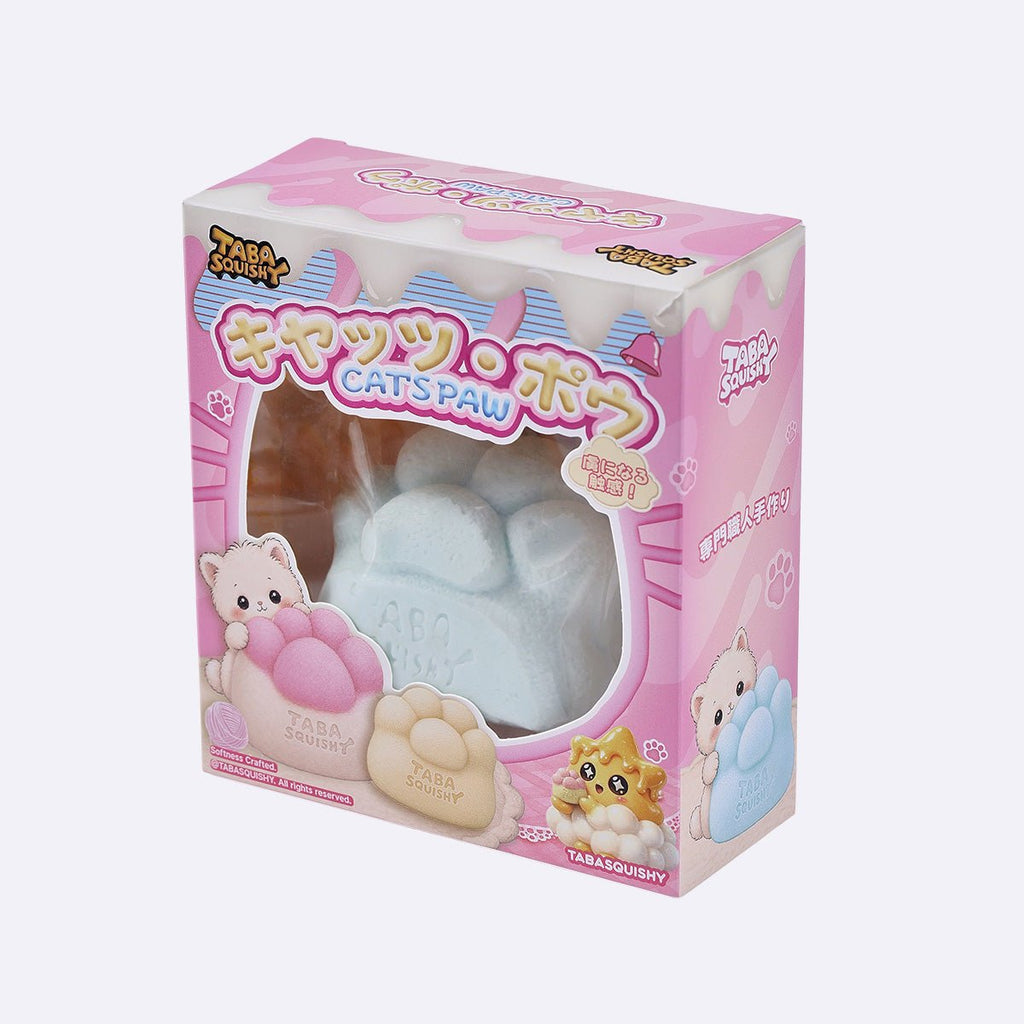 Blue Mochi Cat Paw Taba Squishy