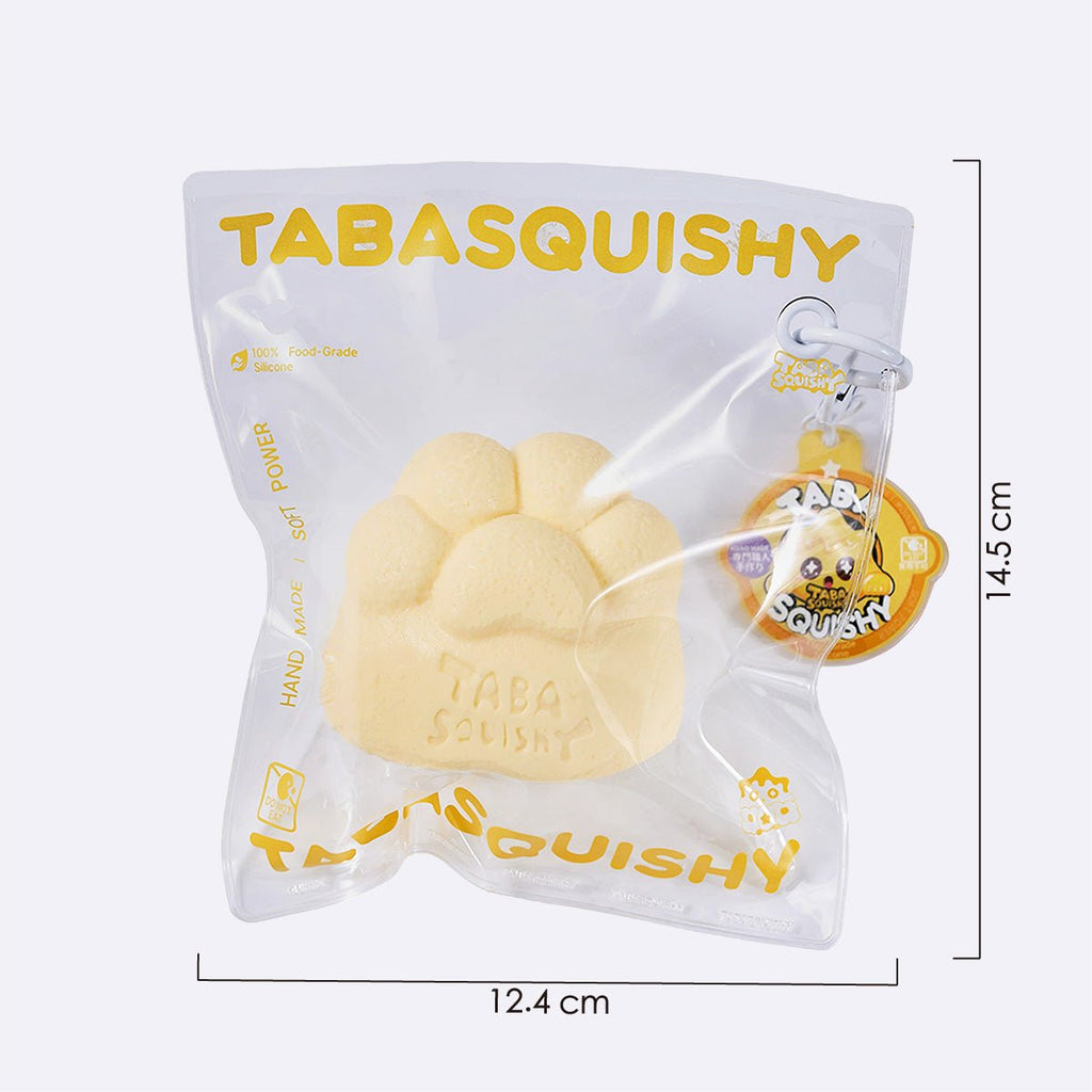 Yellow Mochi Cat Paw Taba Squishy