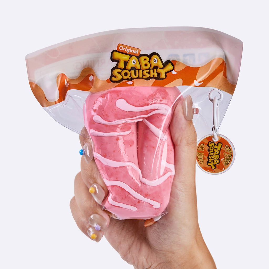 Jumbo Strawberry Pink Donut Taba Squishy