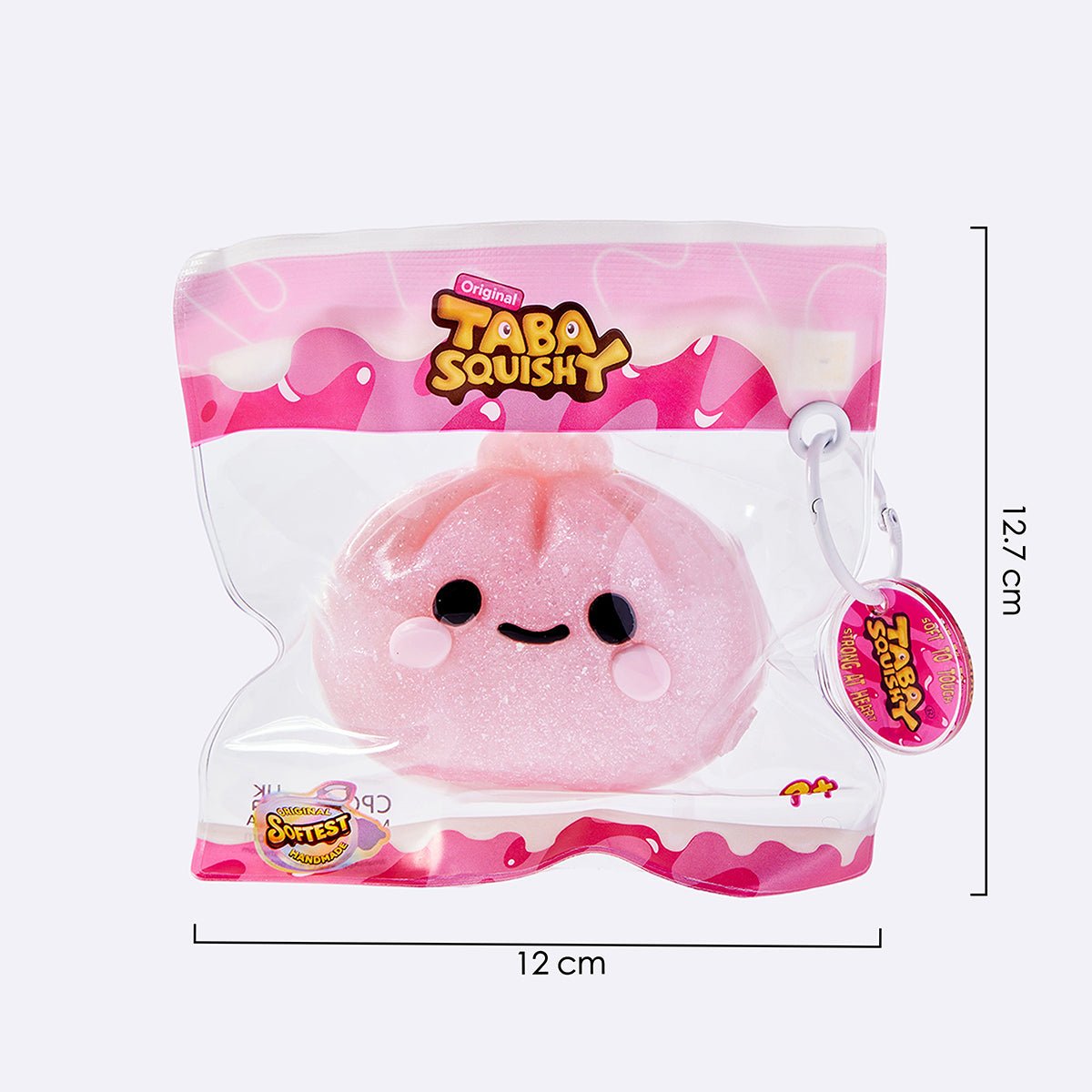 TABASQUISHY®️ Pink Glitter Dumpling