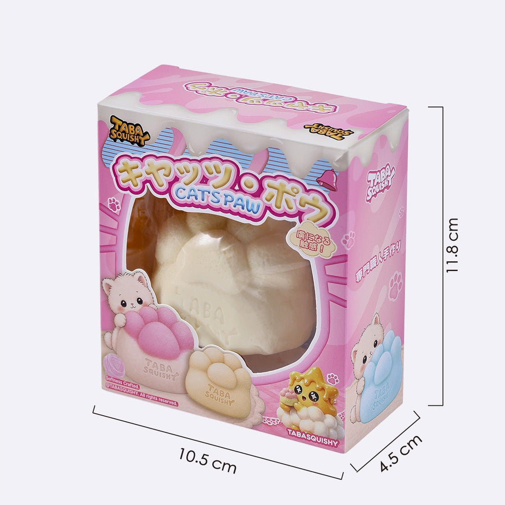 Yellow Mochi Cat Paw Taba Squishy