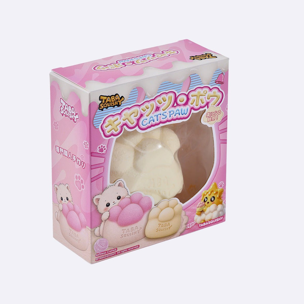 Yellow Mochi Cat Paw Taba Squishy