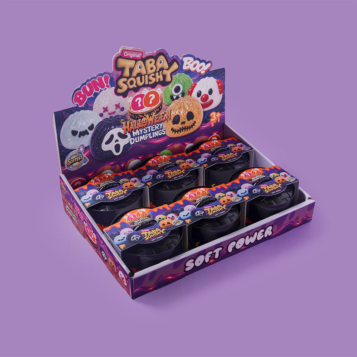 TABASQUISHY® Halloween Dumpling Blind Box | Single Box or Full Case | 2 Secret Designs to Discover