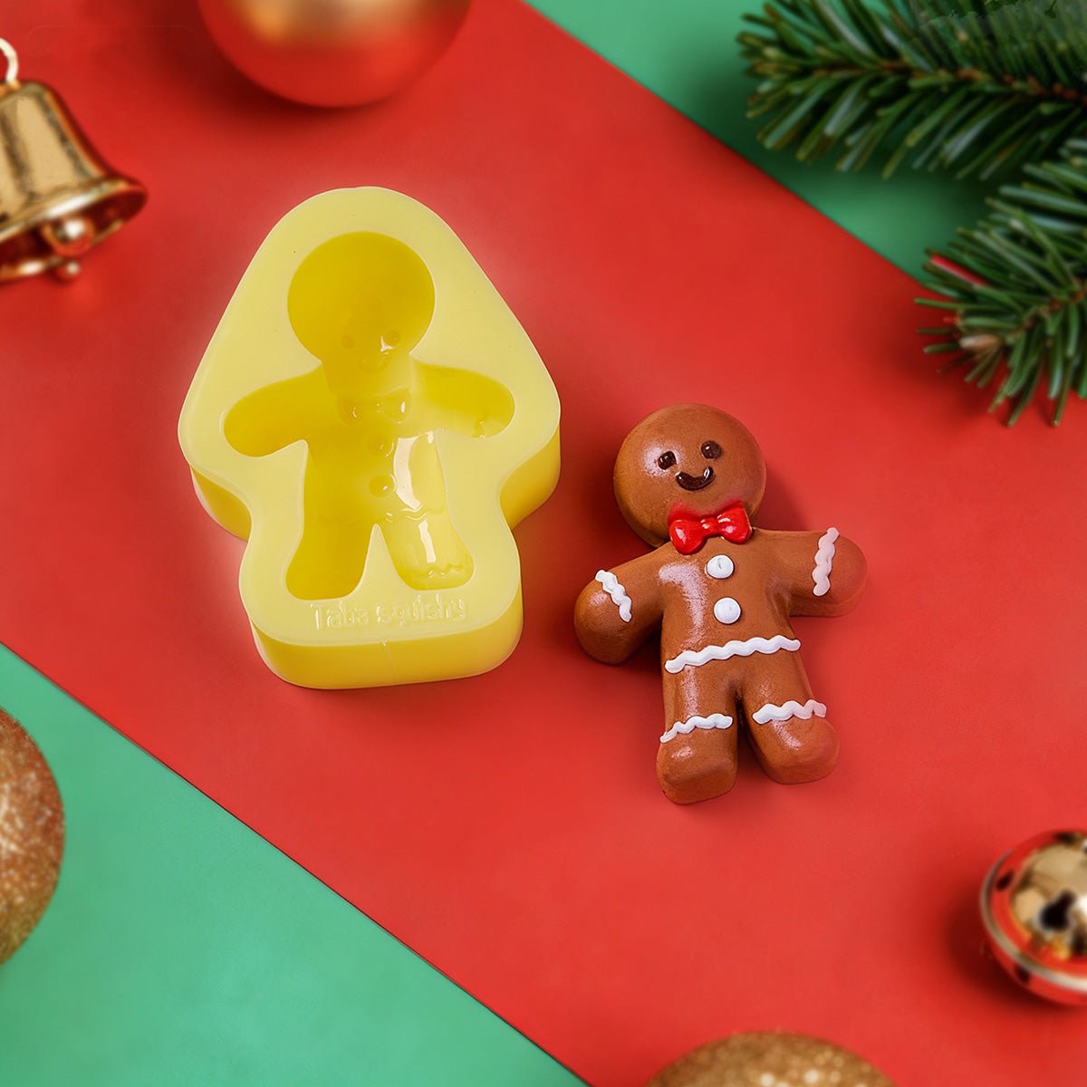Gingerbread Boy Taba Squishy DIY Mold Set