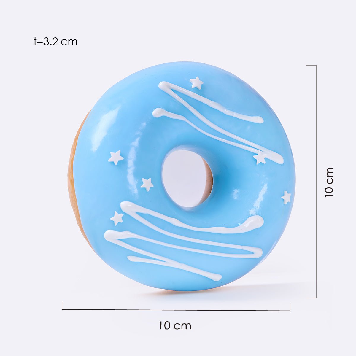 Jumbo Aqua Donut Taba Squishy