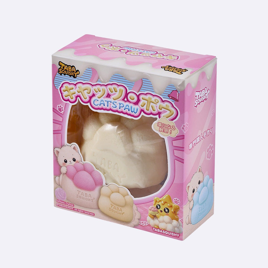 Yellow Mochi Cat Paw Taba Squishy