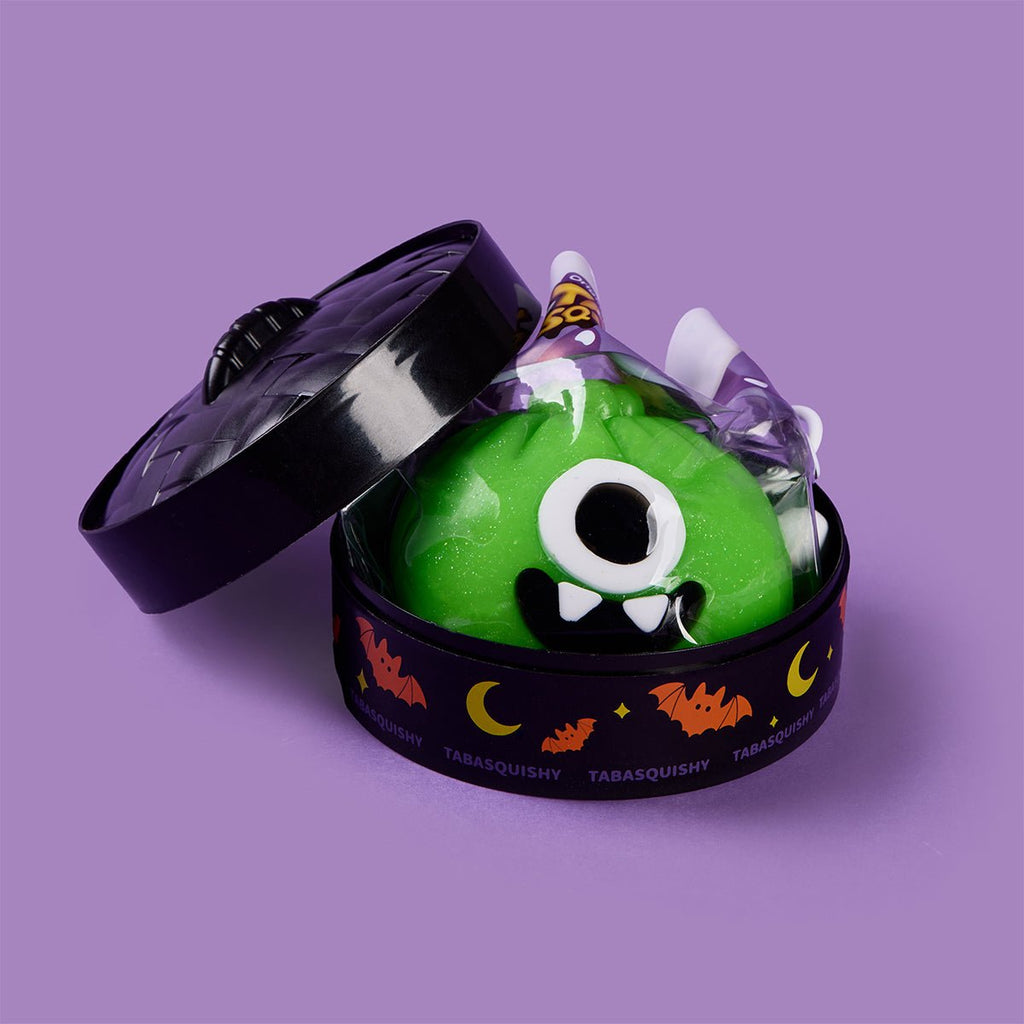 Halloween One-Eyed Monster Dumpling Silicone Taba Squishy 👁️