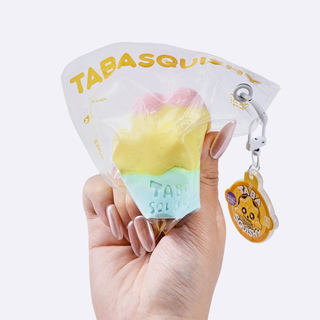 Rainbow Mochi Cat Paw Taba Squishy