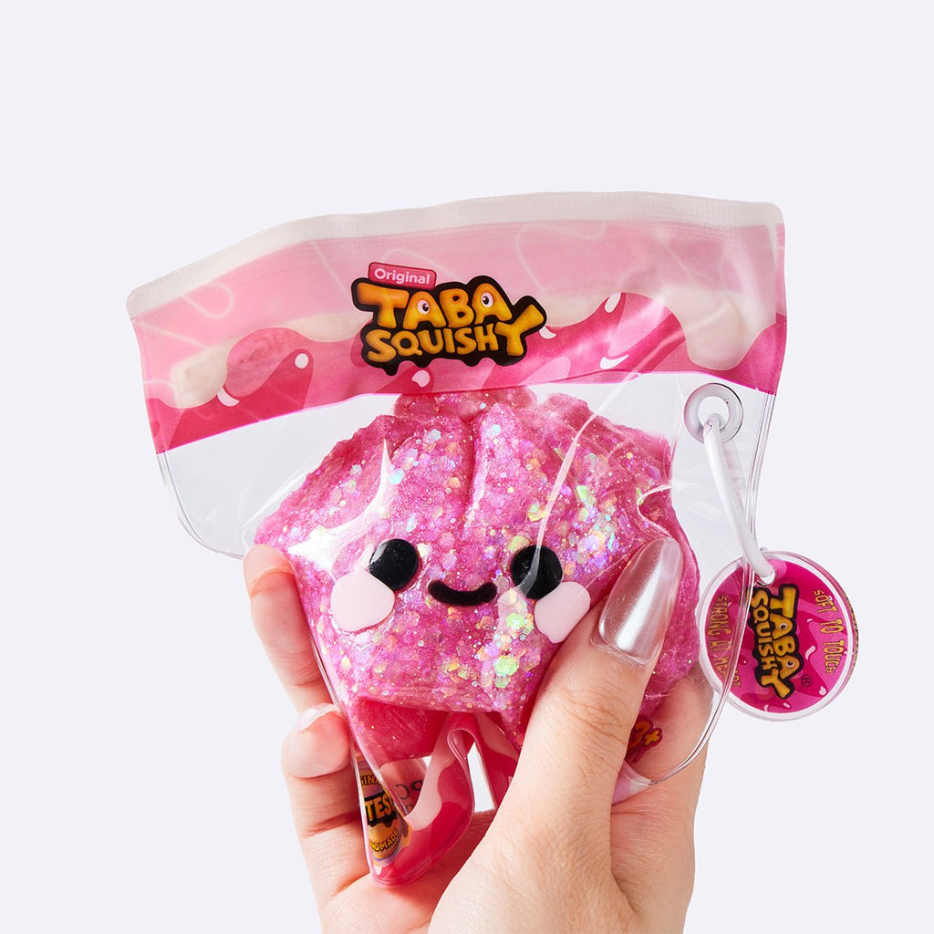 TABASQUISHY®️ Fuchsia Glitter Dumpling