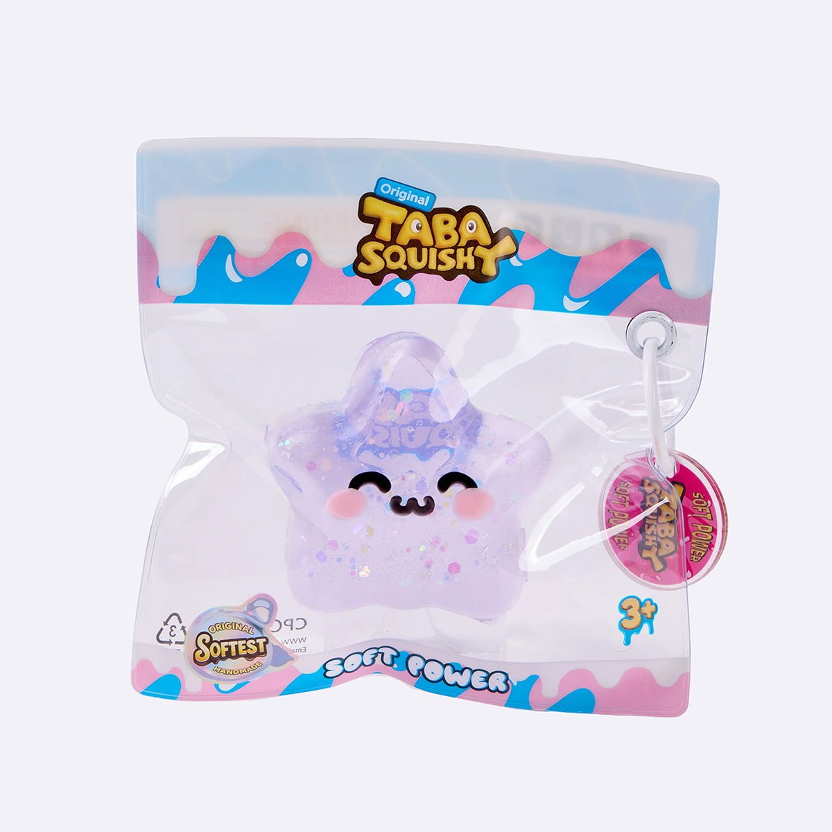 Purple Happy Star Taba Squishy