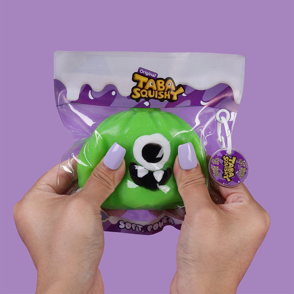 Halloween One-Eyed Monster Dumpling Silicone Taba Squishy 👁️