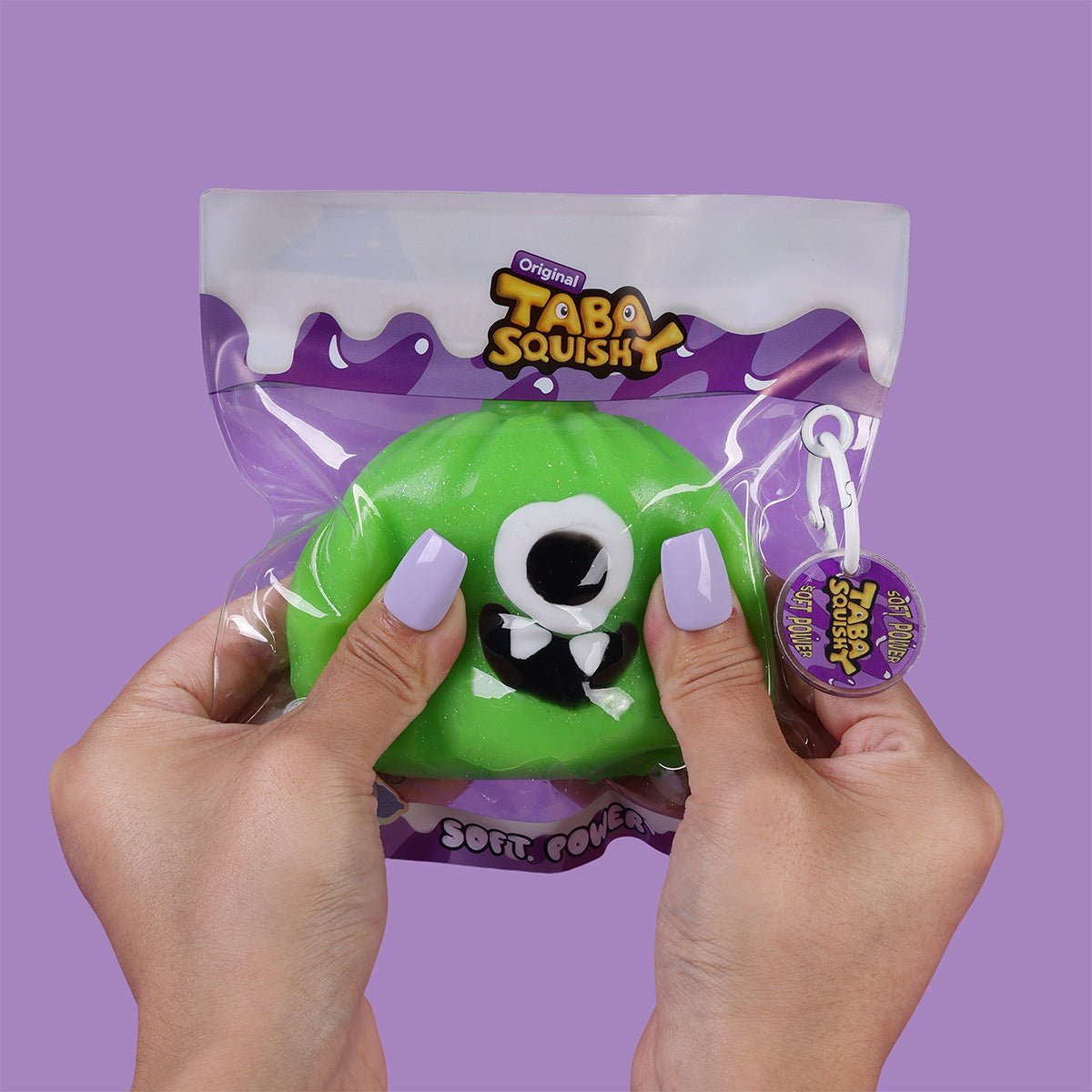 Halloween One-Eyed Monster Dumpling Silicone Taba Squishy 👁️