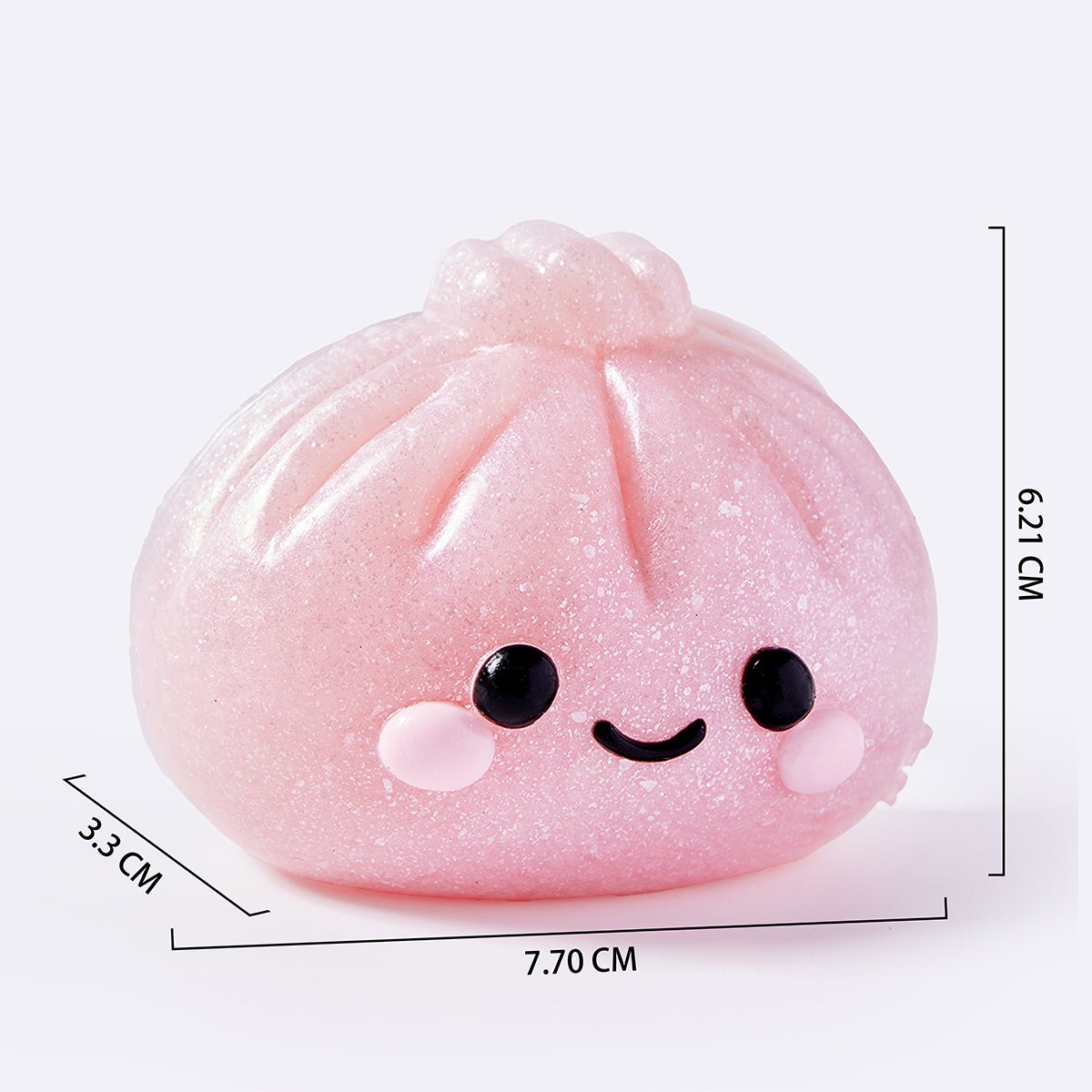 TABASQUISHY®️ Pink Glitter Dumpling