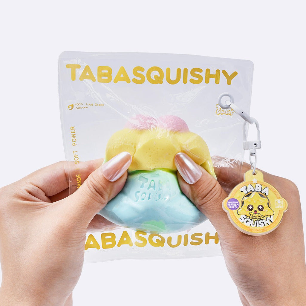 Rainbow Mochi Cat Paw Taba Squishy