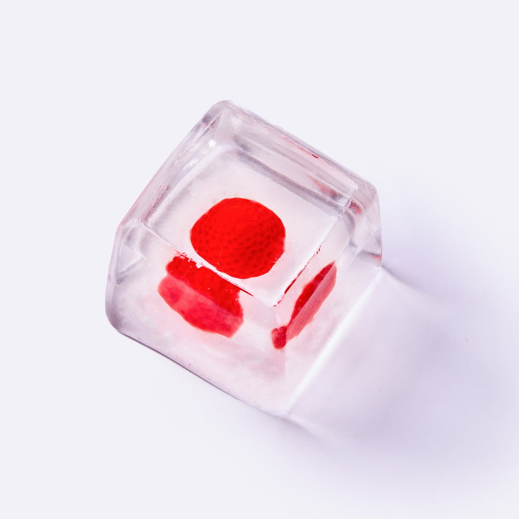 Nested Strawberry Cute Ice Cube Taba Squishy