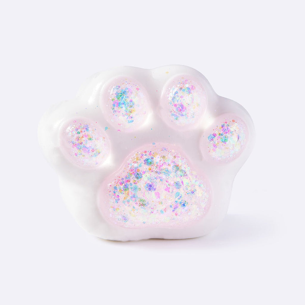 Pink Glitter Cat Paw