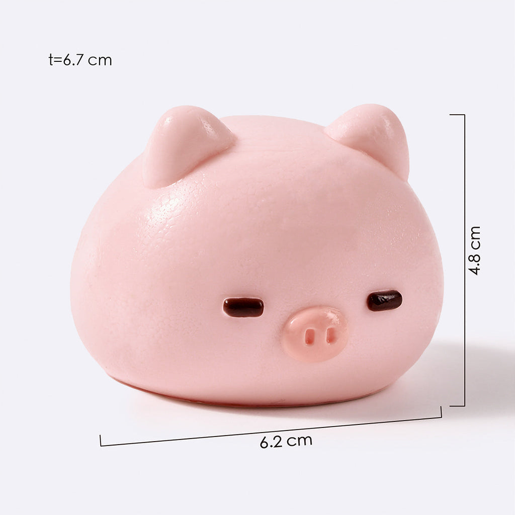 Pink Pig Mochi Squishy Toy 0477