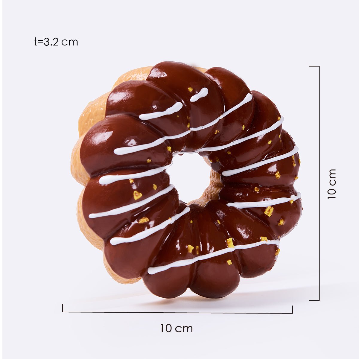 Jumbo Mocha Donut Taba Squishy