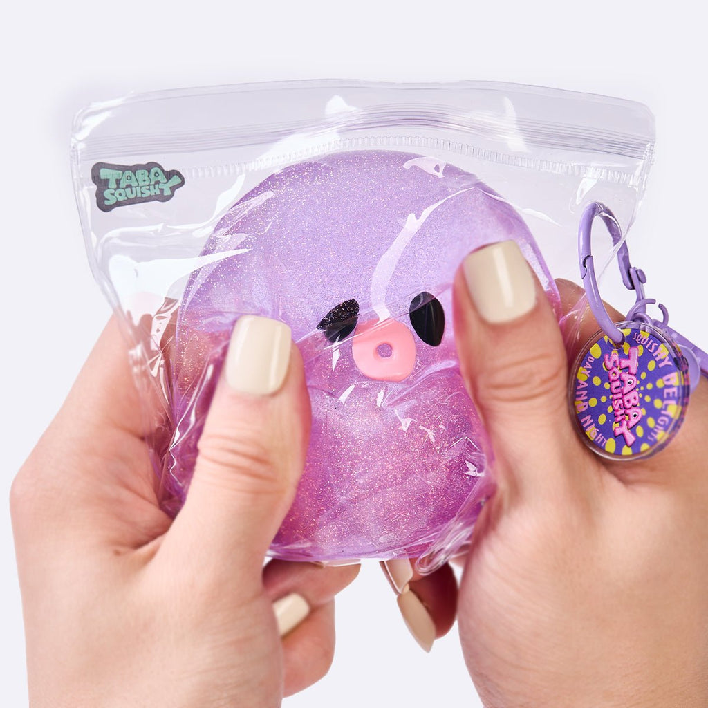 Glitter Purple Octopus Taba Squishy