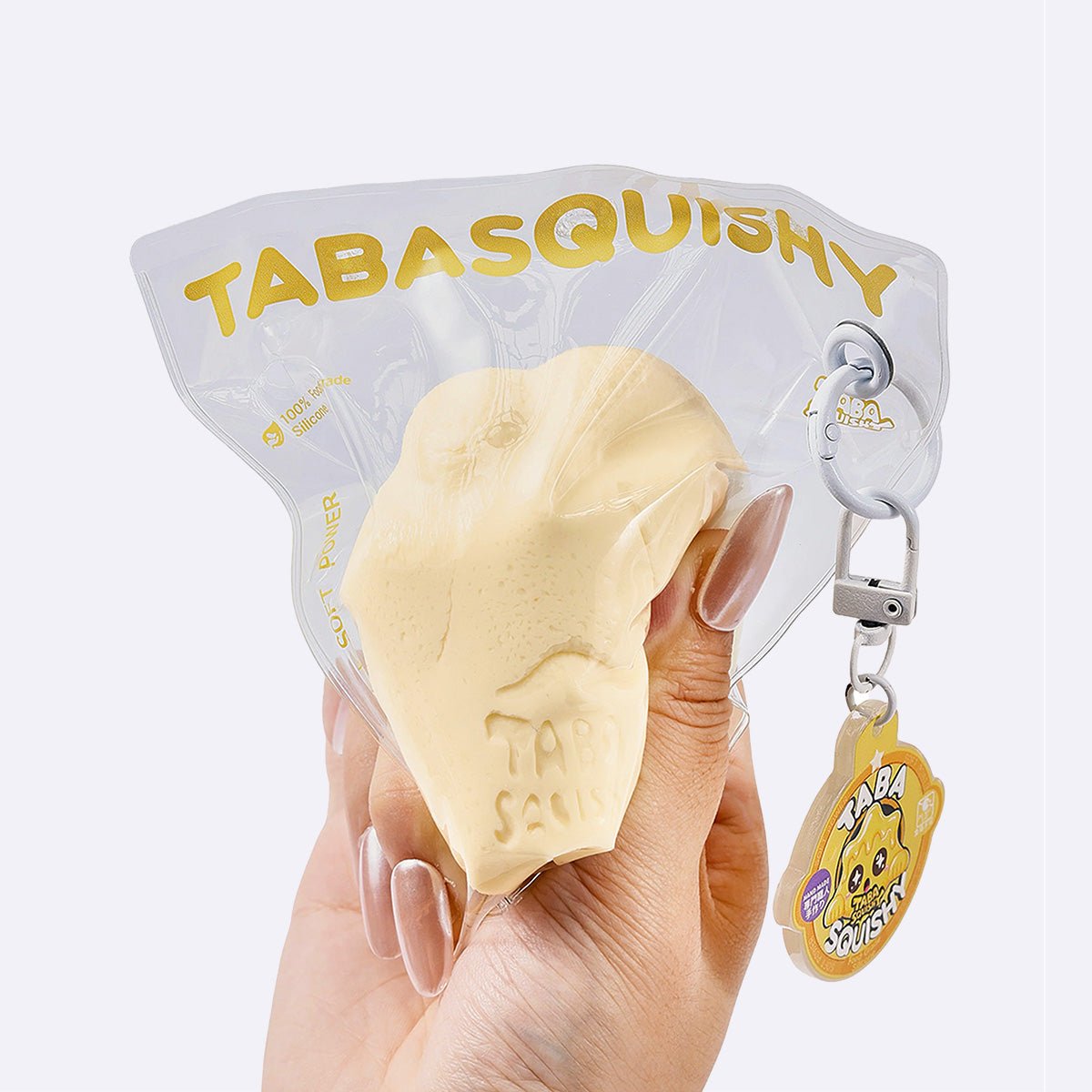Yellow Mochi Cat Paw Taba Squishy