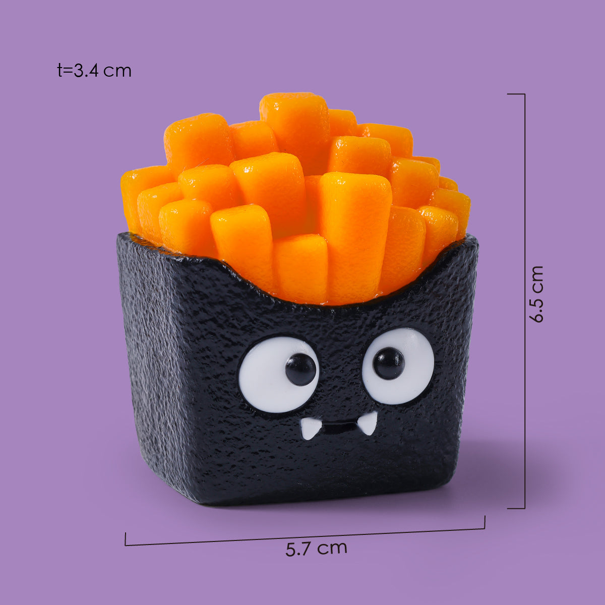 Spooky Fries Taba Squishy