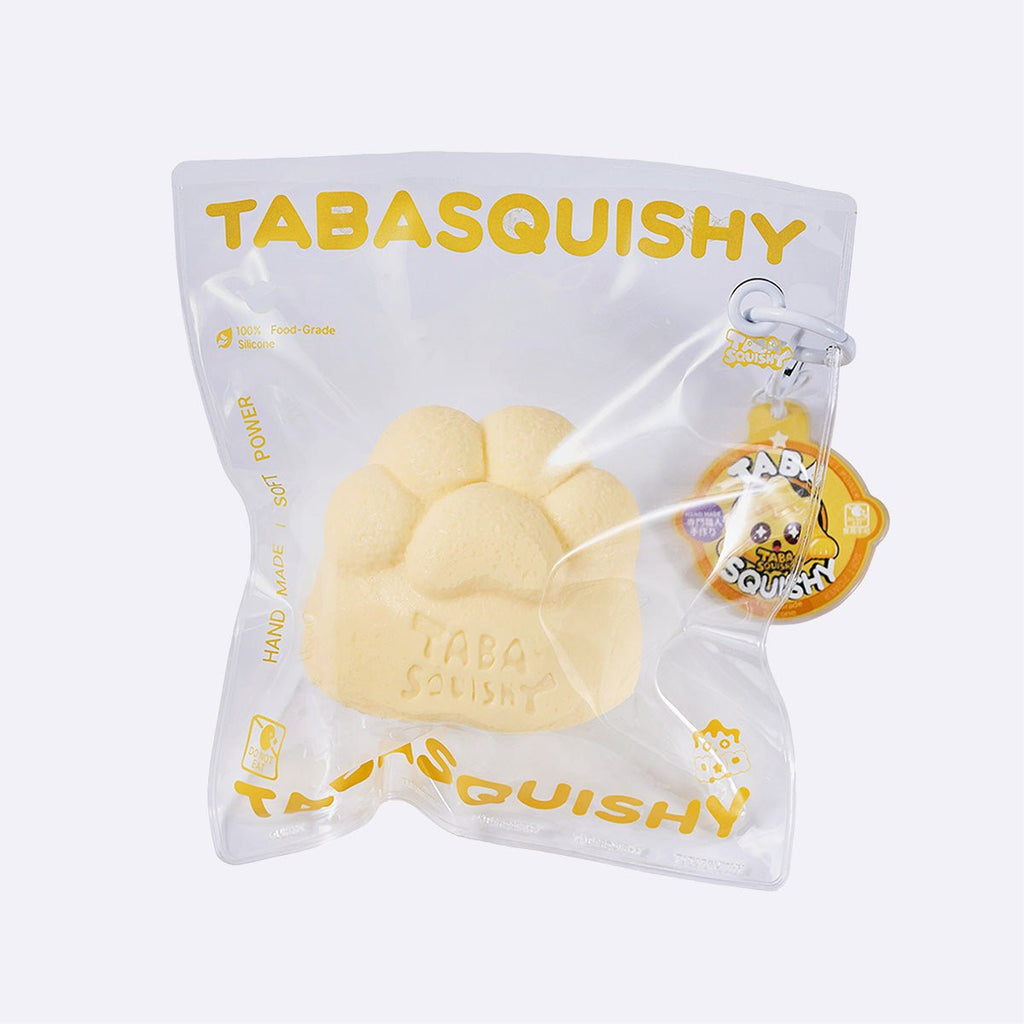 Yellow Mochi Cat Paw Taba Squishy