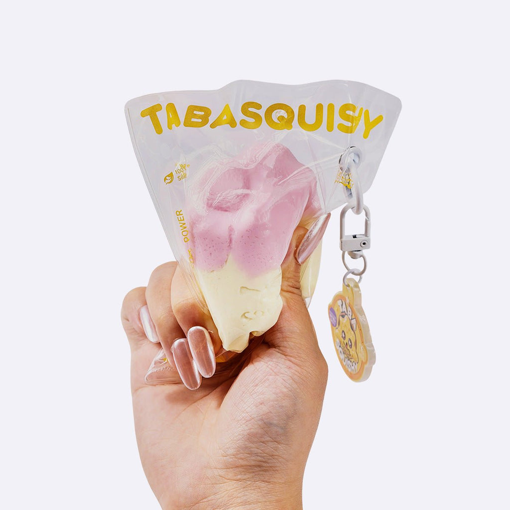 Pink Mochi Cat Paw Taba Squishy
