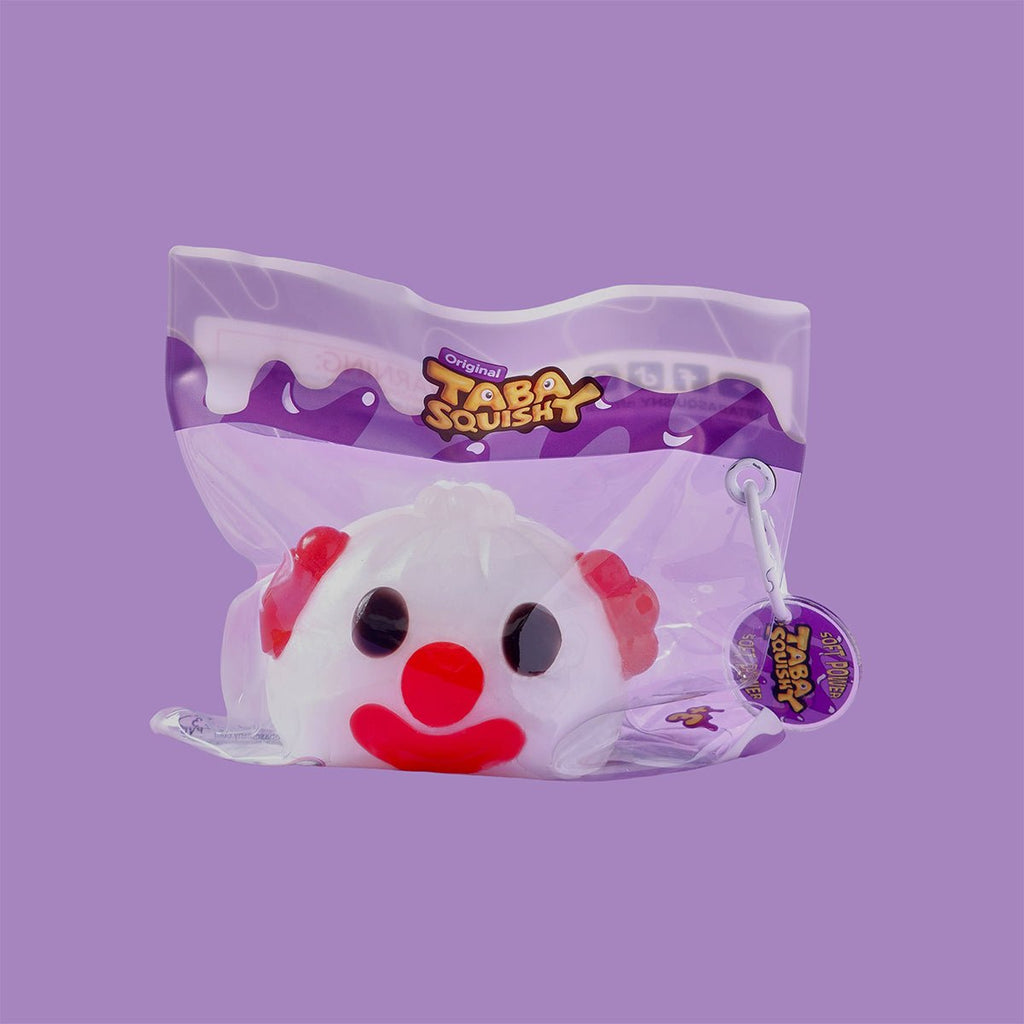 Halloween Red-Nose Clown Dumpling Silicone Taba Squishy 🤡