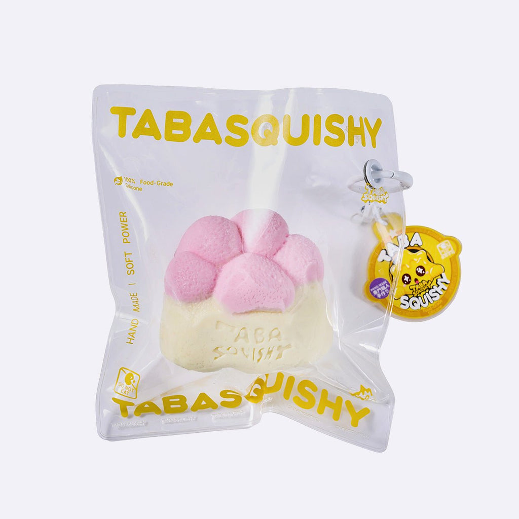 Pink Mochi Cat Paw Taba Squishy
