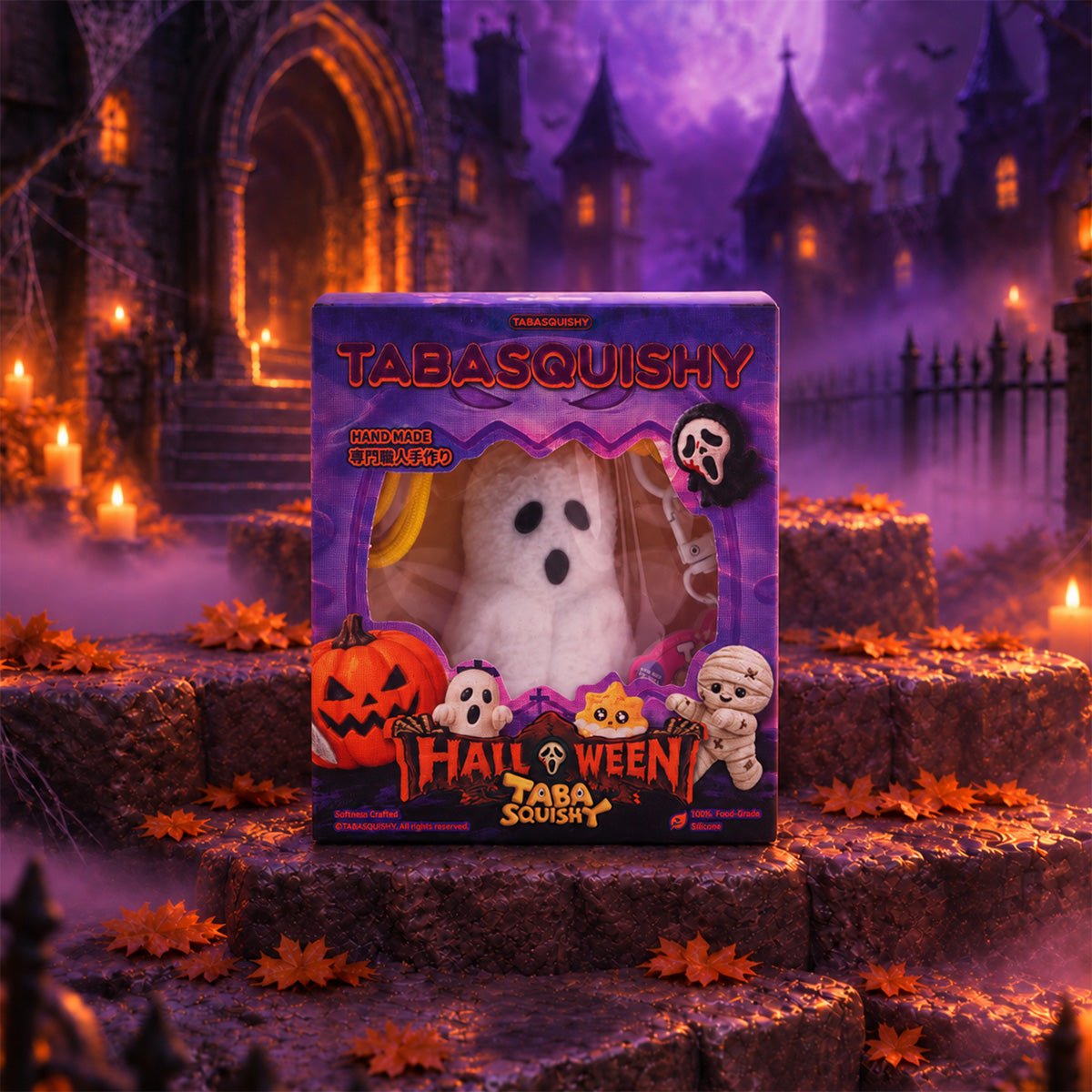 Spooky Ghost Boo Buddy TABA Squishy