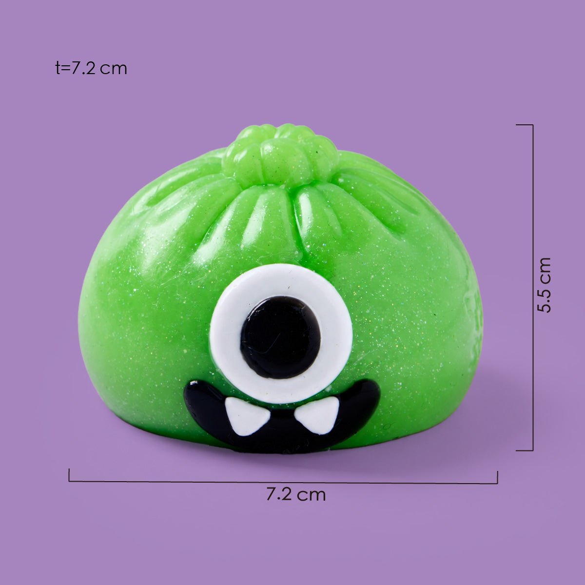 Halloween One-Eyed Monster Dumpling Silicone Taba Squishy 👁️